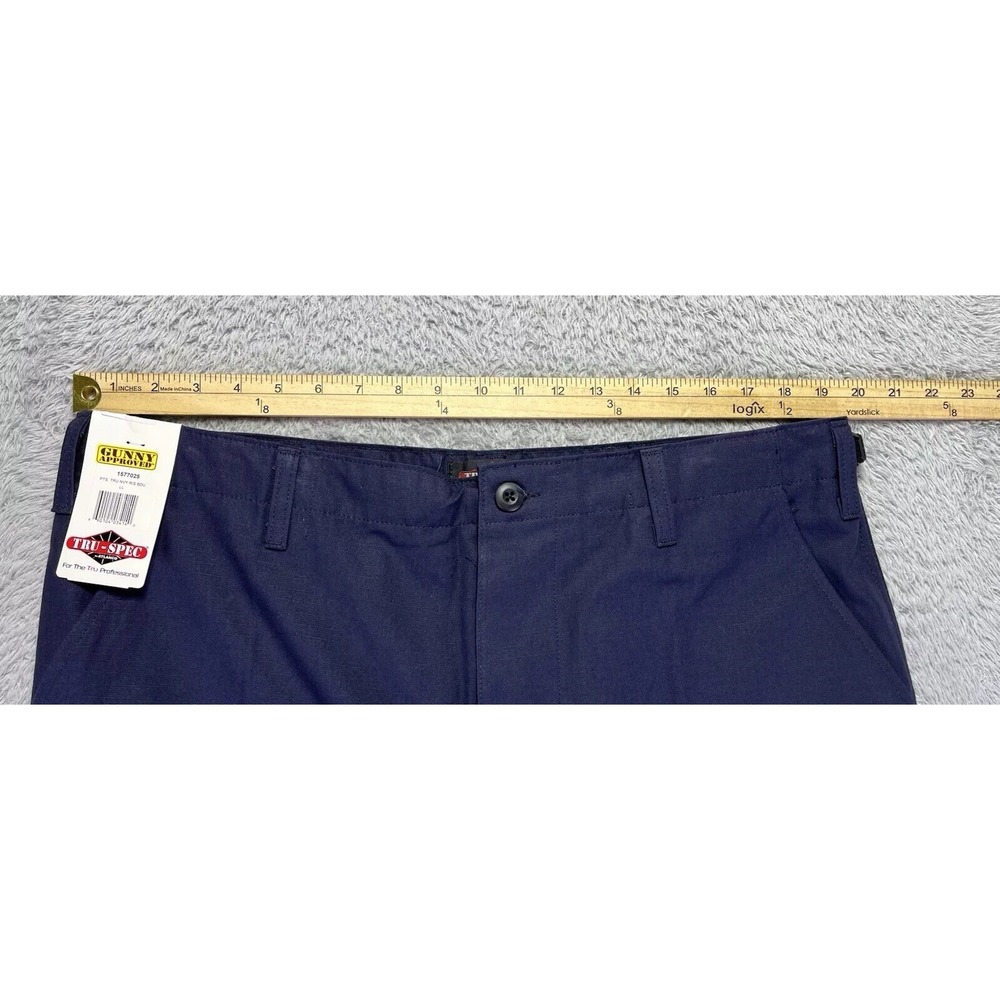NWT Tru-Spec Mens Pants Large Long 39x36 BDU Basics Blue Adjustable Waist - Picture 4 of 8